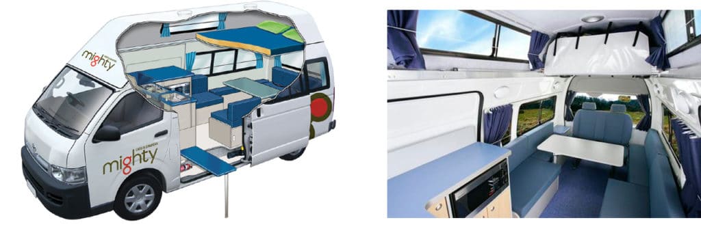 campervan with children mighty 2+2