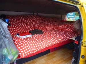 van bed