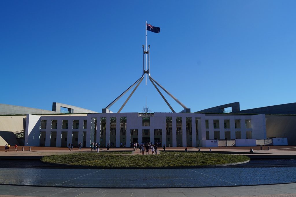 2 days in canberra parlament