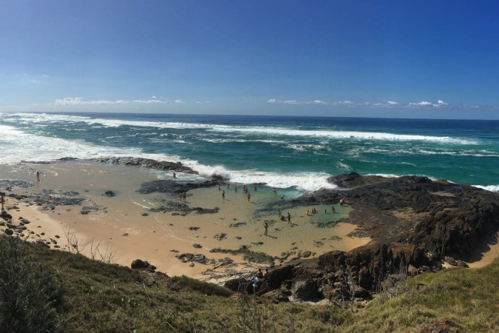 Champagne pools fraser island