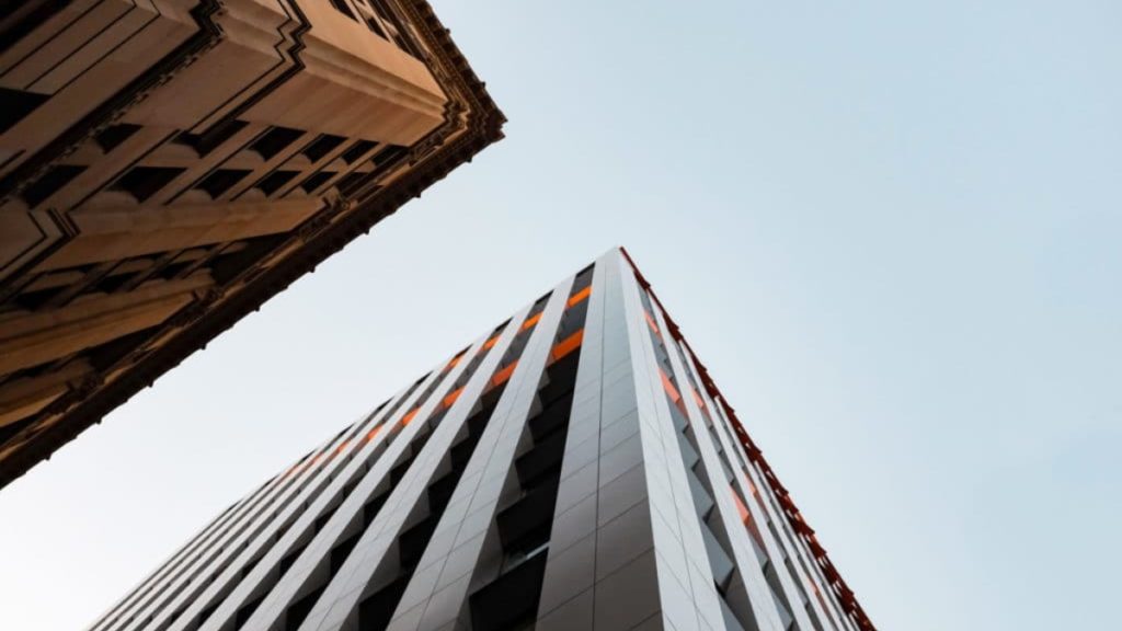 buildings and blue sky in Adelaide South Australia