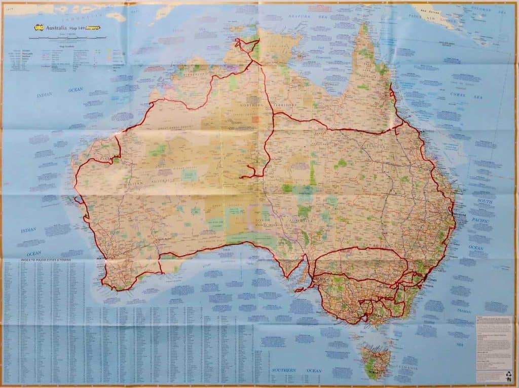 Itinerary in Australia