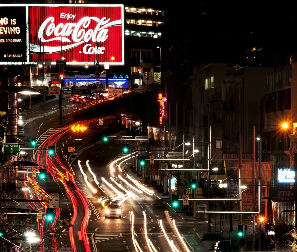 Coca Cola Sign Sydney Kings Cross