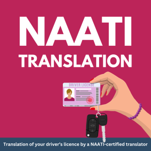 Drivers Licence Translation (NAATI Certified)