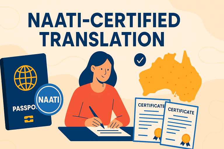 NAATI Translations for Australia – Visa, Work & Study Documents
