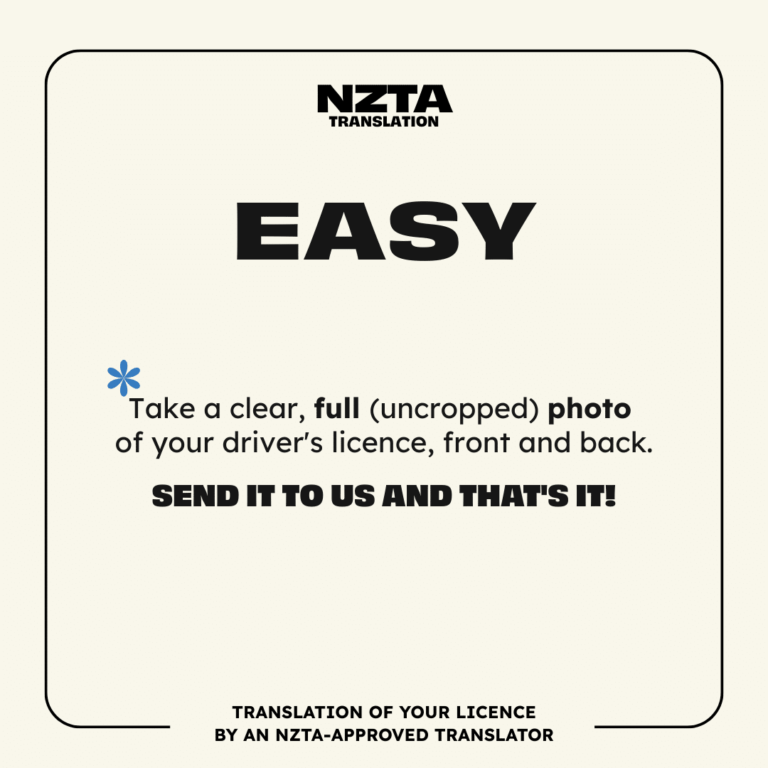 NZTA Driver Licence Translation for New Zealand - Image 4